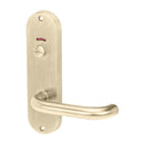 Lockwood 2914 Round End Plate with Privacy Indicator Emergency Turn & 70 Lever Polished Brass 2914/70PB - primehardware