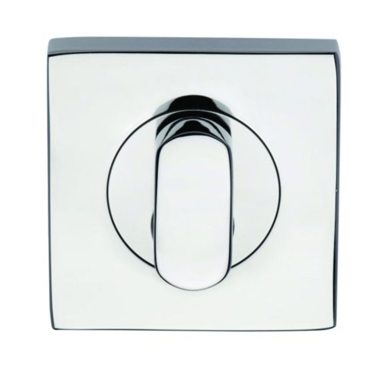 Lockwood Symphony 1420 Series Turn Escutcheon - Surface Fix Satin Chrome 1427/INSC