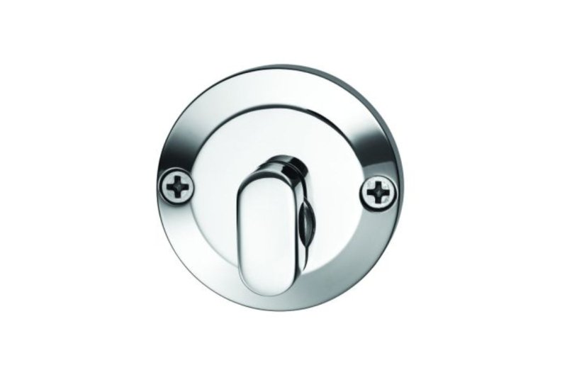 Lockwood 1360 Series Turn Escutcheon - Surface Fix Polished Brass 1367/INPB
