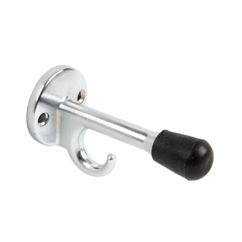 Zanda Wall Mounted Door Stop & Hook - primehardware