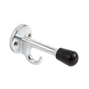 Zanda Wall Mounted Door Stop & Hook - primehardware