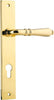 Iver Sarlat Lever Door Handle On Rectangular Backplate - primehardware