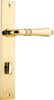 Iver Sarlat Lever Door Handle On Rectangular Backplate - primehardware