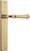 Iver Verona Door Lever Handle On Rectangular Backplate - primehardware