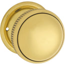 Tradco Large Milled Edged Mortice Door Knob on Round Rose - Customise ot your needs - primehardware