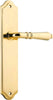 Iver Sarlat Lever Door Handle On Shouldered Backplate - primehardware