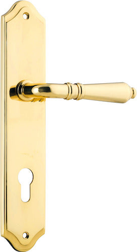 IVER SARLAT LEVER DOOR HANDLE ON SHOULDERED BACKPLATE - CUSTOMISE TO YOUR NEEDS