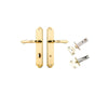 Iver Sarlat Lever Door Handle On Shouldered Backplate - primehardware