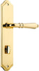 Iver Sarlat Lever Door Handle On Shouldered Backplate - primehardware