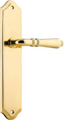 Iver Sarlat Lever Door Handle On Shouldered Backplate - primehardware