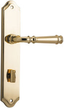 Iver Verona Door Lever Handle On Shouldered Backplate - primehardware