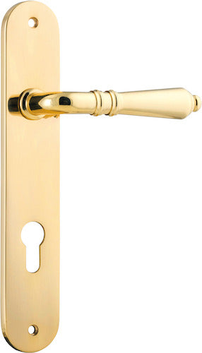 IVER SARLAT LEVER DOOR HANDLE ON OVAL BACKPLATE - CUSTOMISE TO YOUR NEEDS