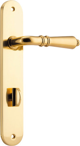 IVER SARLAT LEVER DOOR HANDLE ON OVAL BACKPLATE - CUSTOMISE TO YOUR NEEDS