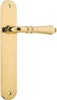 Iver Sarlat Lever Door Handle On Oval Backplate - primehardware