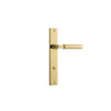Iver Berlin Door Lever Handle On Rectangular Backplate - primehardware