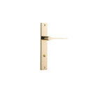Iver Como Door Lever Handle On Rectangular Backplate - primehardware