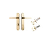 Iver Bronte Door Lever Handle On Oval Backplate - primehardware