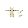Iver Berlin Door Lever Handle On Oval Backplate - primehardware