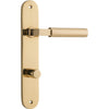 Iver Berlin Door Lever Handle On Oval Backplate - primehardware