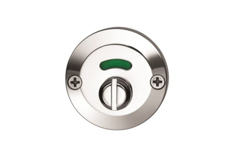 Lockwood 1360 Series Emergency Turn Escutcheon - Surface Fix Polished Brass Unlacquered 1368/IPBU