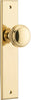 Iver Paddington Door Knob On Chamfered Backplate - primehardware