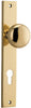 Iver Cambridge Door Knob On Rectangular Backplate - primehardware