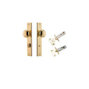 Iver Cambridge Door Knob On Rectangular Backplate - primehardware