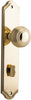 Iver Guildford Door Knob On Shouldered Backplate - primehardware