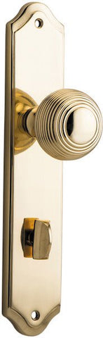 Iver Guildford Door Knob On Shouldered Backplate - primehardware