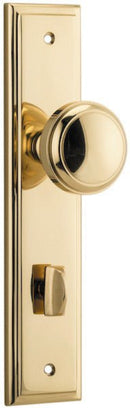 Iver Paddington Door Knob On Stepped Backplate - primehardware