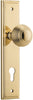 Iver Guildford Door Knob On Stepped Backplate - primehardware