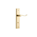 Iver Stirling Door Lever Handle On Stepped Backplate - primehardware
