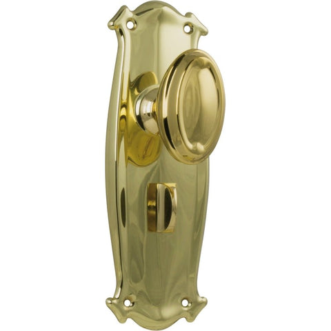 Tradco Bungalow Door Knob on Backplate - Customise to your needs - primehardware