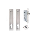 Zanda Verve Sliding Door Lock Kits - Narrow Style - primehardware