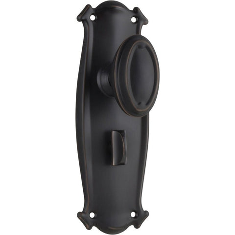 Tradco Bungalow Door Knob on Backplate - Customise to your needs - primehardware