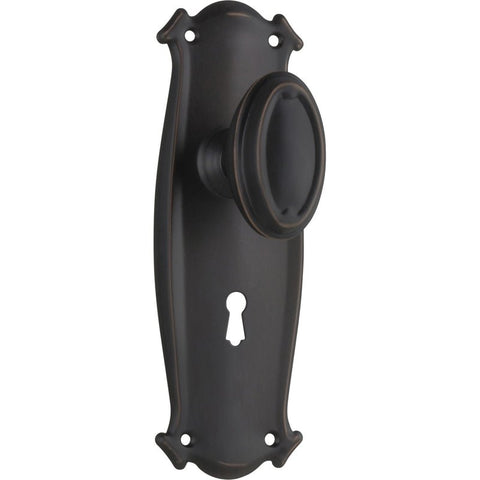 Tradco Bungalow Door Knob on Backplate - Customise to your needs - primehardware