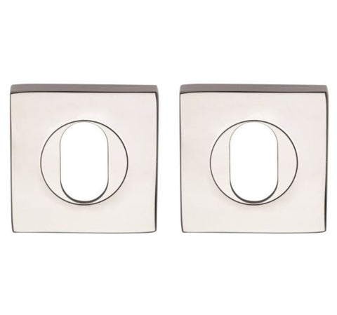 Lockwood Symphony 1420 Series Double Oval Cylinder Escutcheon Kit Satin Chrome 1426/6SC - primehardware