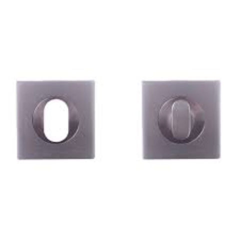 Lockwood Symphony 1420 Series Oval Cylinder and Turn Escutcheon Kit Satin Chrome 1426/7NSC - primehardware