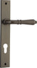 Iver Sarlat Lever Door Handle On Rectangular Backplate - primehardware