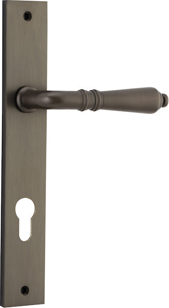 IVER SARLAT LEVER DOOR HANDLE ON RECTANGULAR BACKPLATE- CUSTOMISE TO YOUR NEEDS