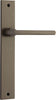 Iver Baltimore Door Lever Handle On Rectangular Backplate - primehardware