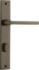 Iver Baltimore Door Lever Handle On Rectangular Backplate - primehardware
