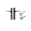 Iver Oxford Door Lever Handle On Rectangular Backplate - primehardware