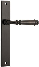 Iver Verona Door Lever Handle On Rectangular Backplate - primehardware