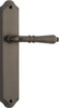 Iver Sarlat Lever Door Handle On Shouldered Backplate - primehardware