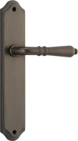 Iver Sarlat Lever Door Handle On Shouldered Backplate - primehardware