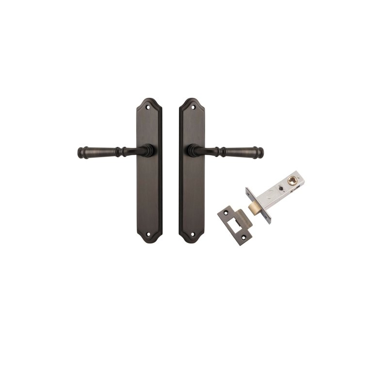 Iver Verona Door Lever Handle On Shouldered Backplate - primehardware