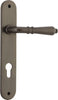 Iver Sarlat Lever Door Handle On Oval Backplate - primehardware