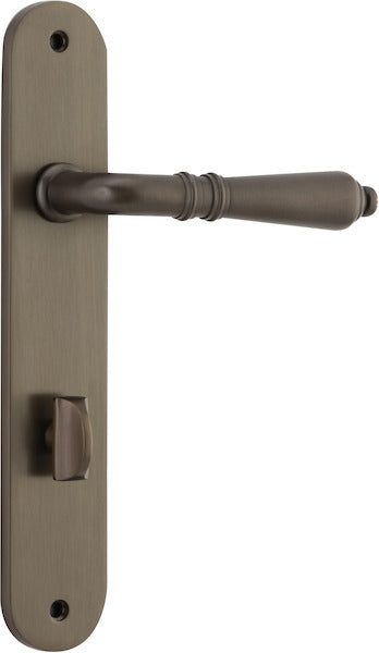 IVER SARLAT LEVER DOOR HANDLE ON OVAL BACKPLATE - CUSTOMISE TO YOUR NEEDS