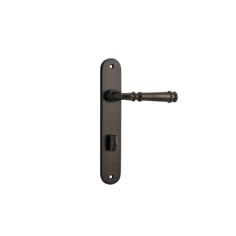 Iver Verona Door Lever Handle On Oval Backplate - primehardware